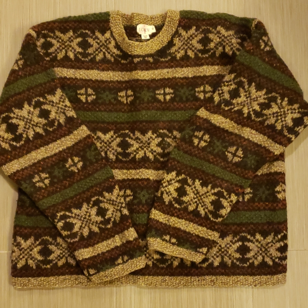 Vintage J Crew mens wool sweater